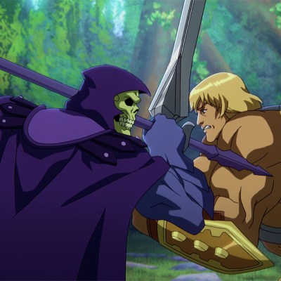 Skeletor and He-Man in Masters of the Universe: Revelation.