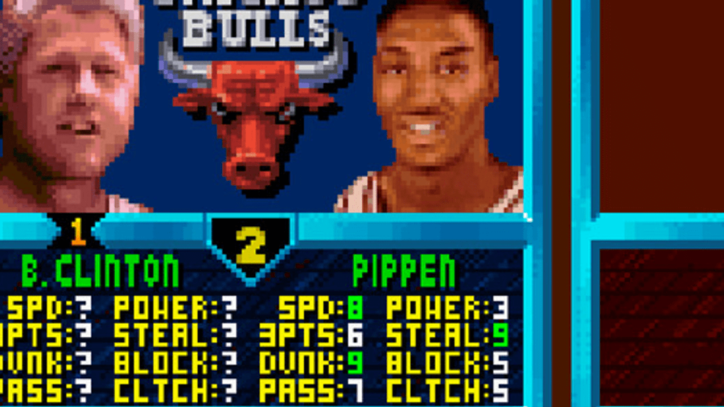 Bill Clinton NBA Jam Cheat