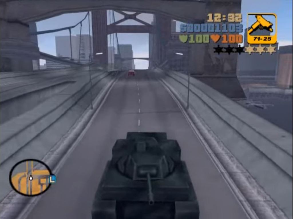 GTA 3 tank cheat