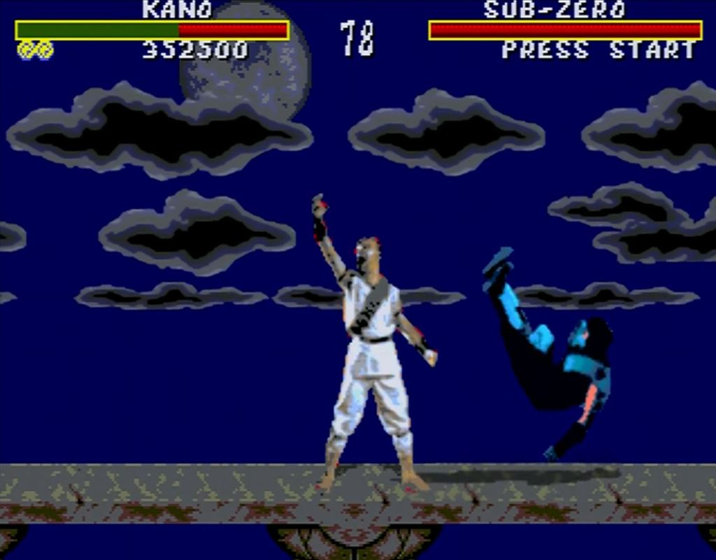 Mortal Kombat Sega Genesis blood cheat code