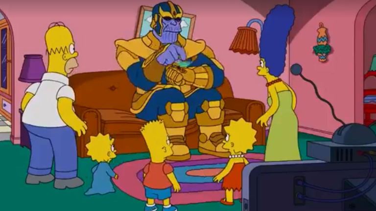 Thanos in The Simpsons