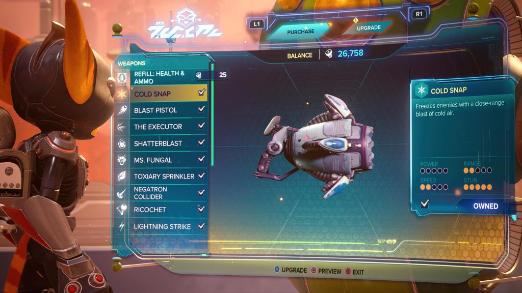 Ratchet and Clank Rift Apart Cold Snap