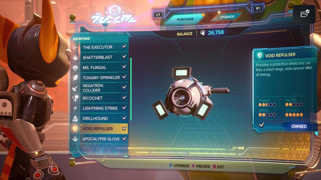 Ratchet and Clank Rift Apart Void Repulsor