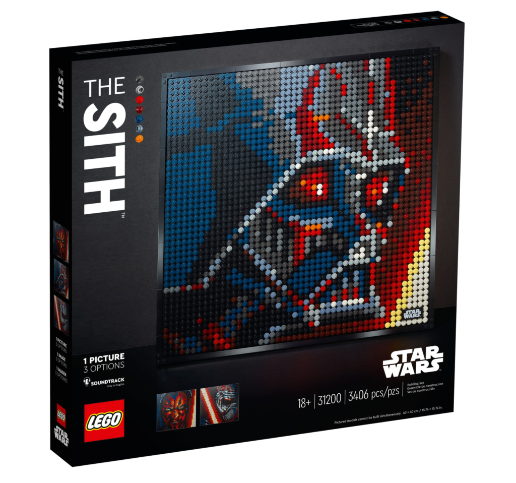 LEGO The Sith Art set mosaic