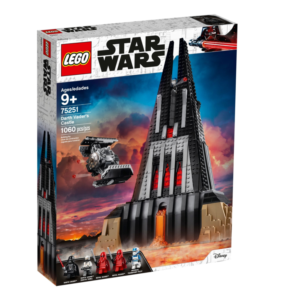 LEGO Darth Vader's Castle set