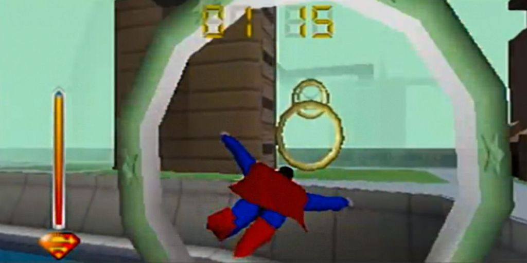 Superman 64 flying