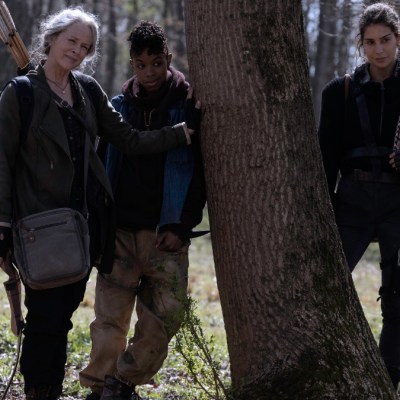 Carol, Kelly, and Magna on The Walking Dead season 11