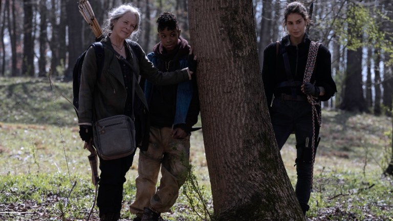 Carol, Kelly, and Magna on The Walking Dead season 11