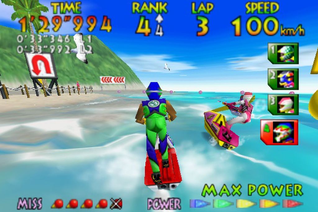 Wave Race 64 gameplay