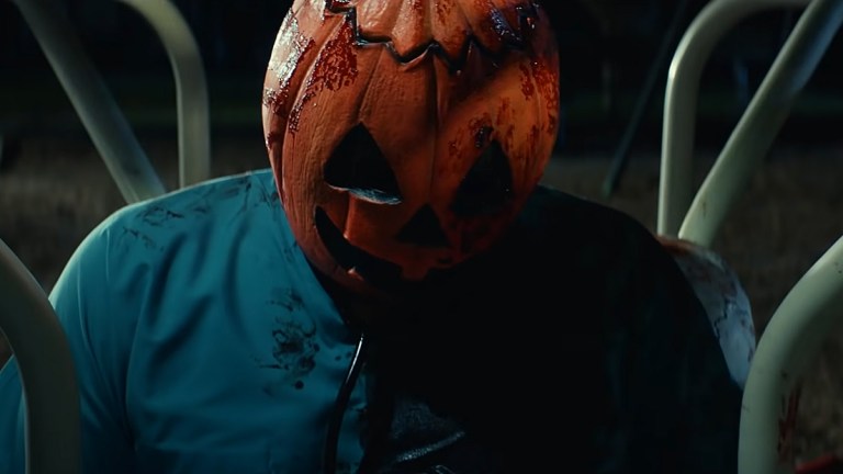 Jack-O'-Lantern mask in Halloween Kills.