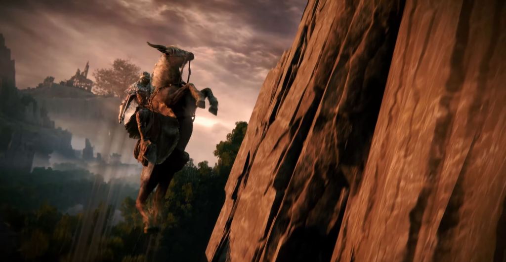 Elden Ring trailer horse flying