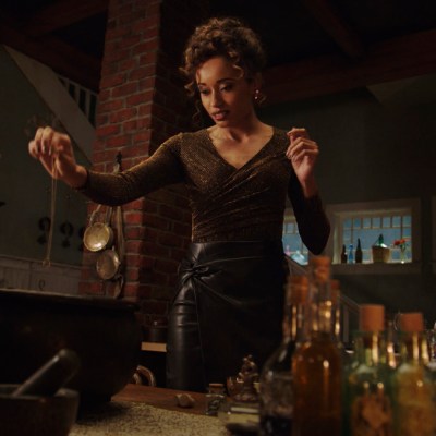 Olivia Swann as Astra in DC's Legends of Tomorrow Season 6 Episode 5 "The Satanist's Apprentice"