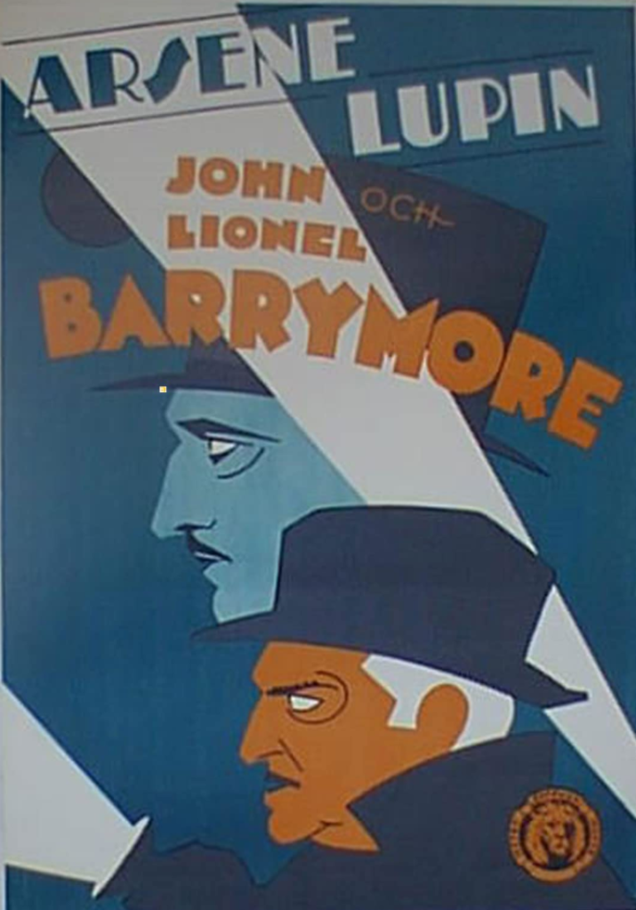 Arsene Lupin with John and Lionel Barrymore poster