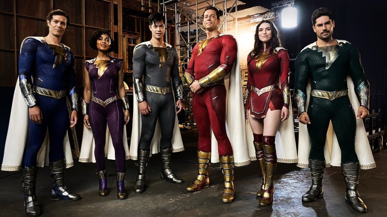 New Costumes of Shazam 2 Cast