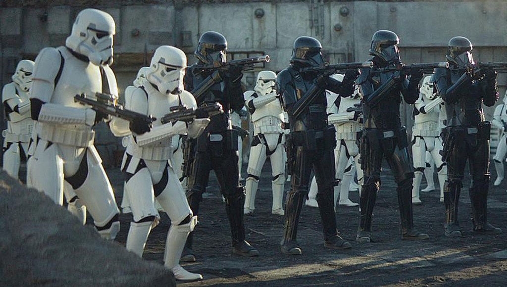 Stormtroopers and Deathtroopers on The Mandalorian.