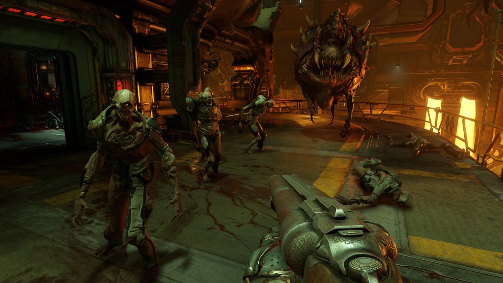 การเล่นเกม DOOM 2016