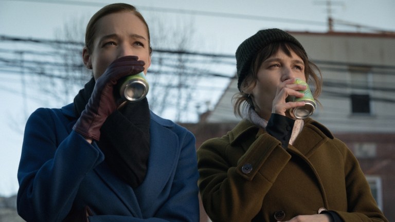 Kristen Connolly as Mira Byrd and Katja Herbers as Kristen Bouchard of the Paramount+ series EVIL