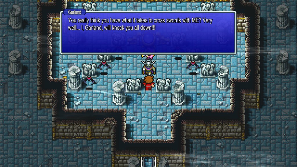 Final Fantasy pixel remaster Garland scene