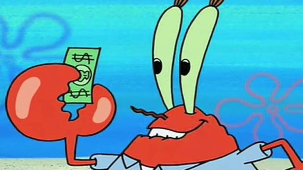 Mr Krabs Spongebob Squarepants
