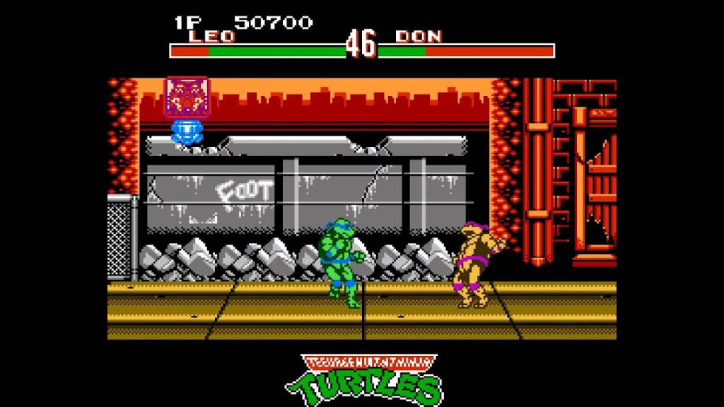 Teenage Mutant Ninja Turtles Tournament Fighters NES