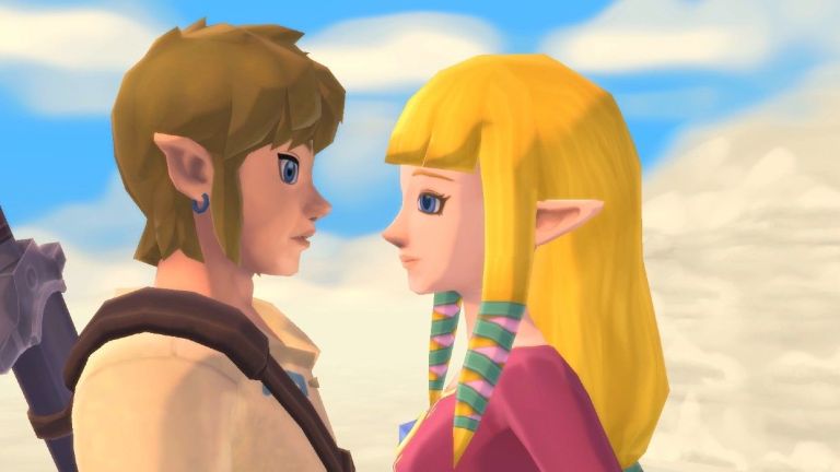 Zelda and Link Skyward Sword Romance