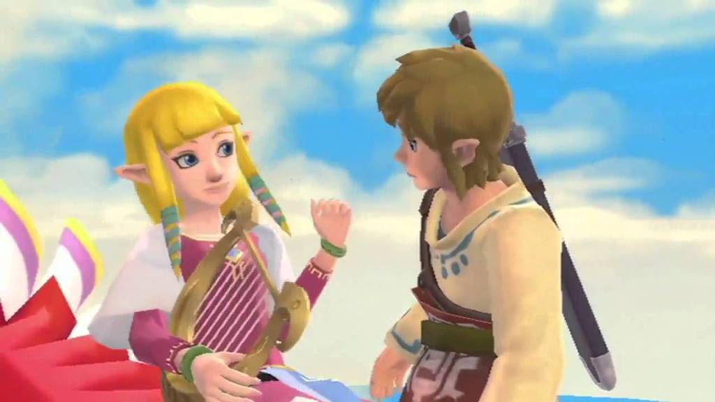 Skyward Sword Link y Zelda Romance