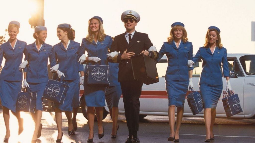 Leo and the ladies in Catch Me If You Can
