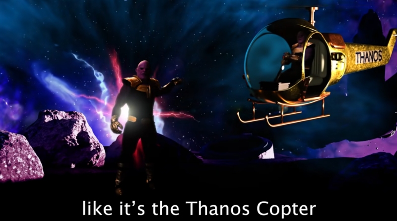 Thanos rapping