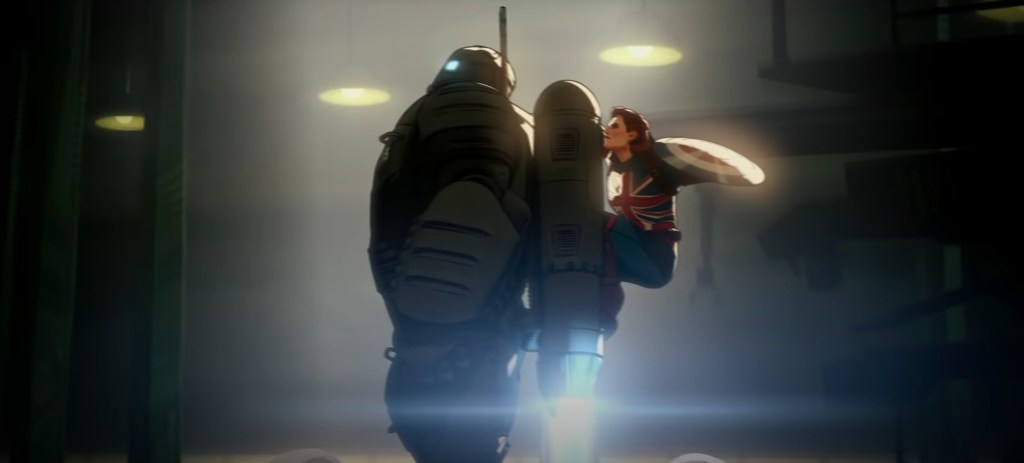 Marvel What If Sharon Carter Riding Iron Man Suit