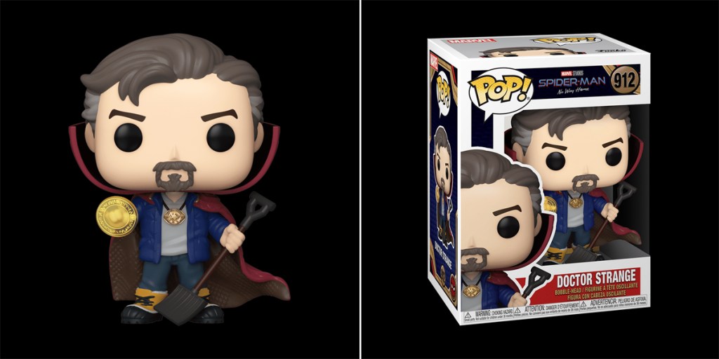 Funko Pop! Doctor Strange with shovel.