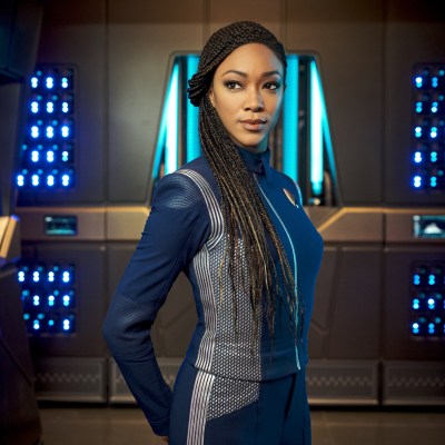 Sonequa Martin-Green as Captain Michael Burnham in Star Trek: Discovery