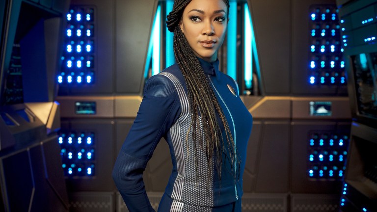 Sonequa Martin-Green as Captain Michael Burnham in Star Trek: Discovery