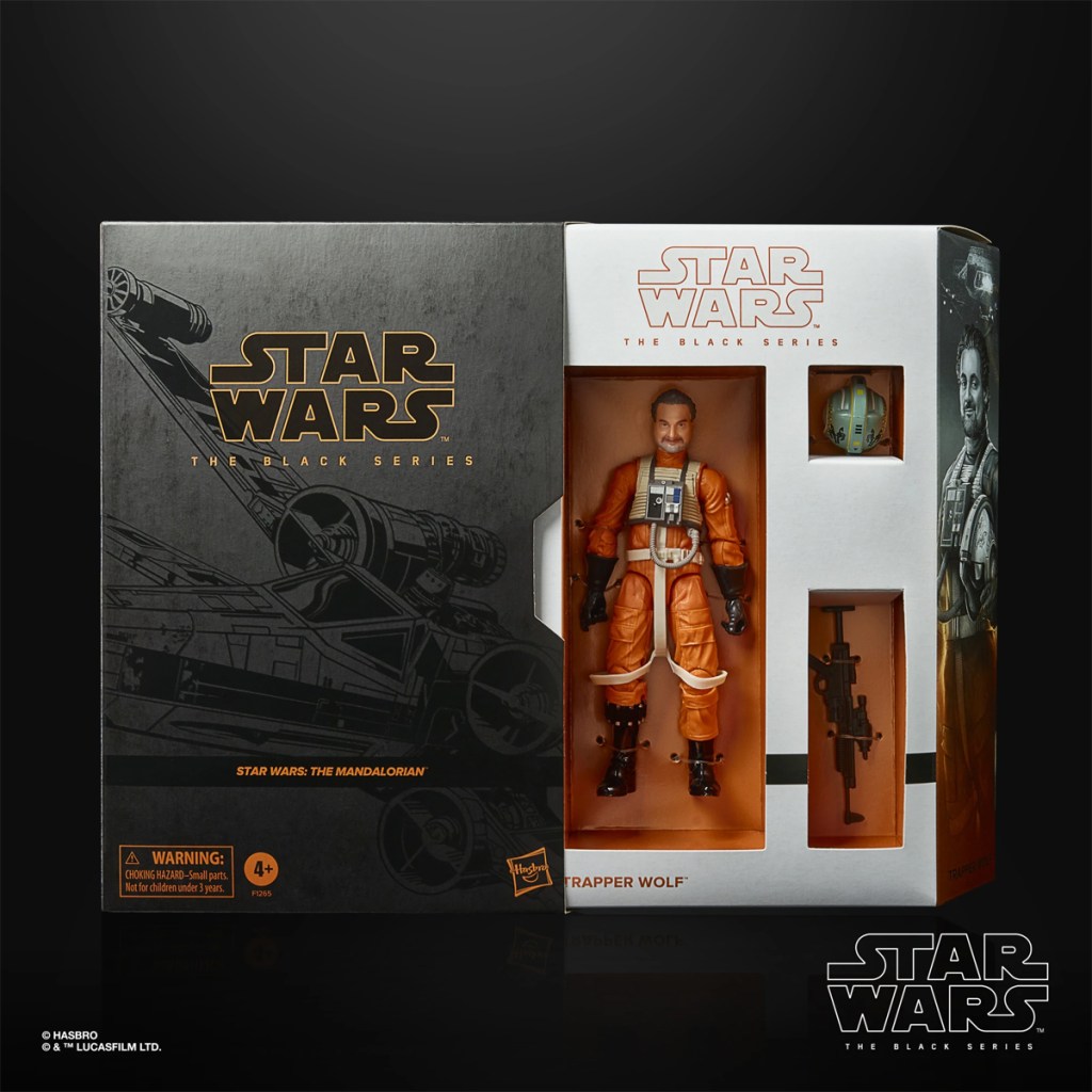 Star Wars: The Black Series Trapper Wolf (Dave Filoni) figure packaging.