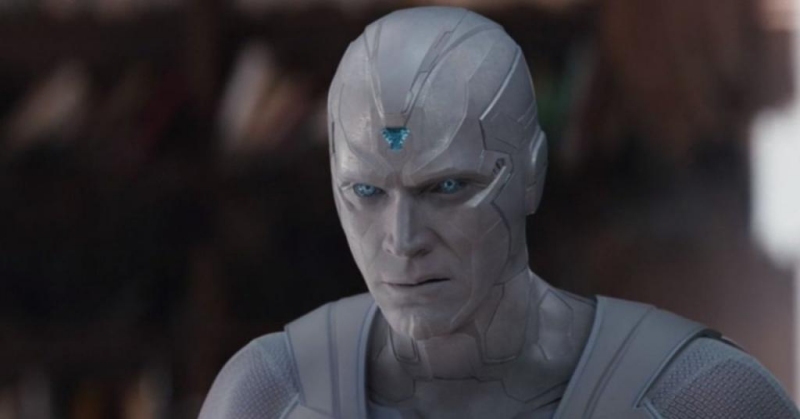 Paul Bettany as White Vision in Marvel's WandaVision