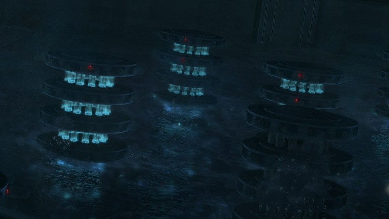 The cloning facility on Kamino from "STAR WARS: THE BAD BATCH", exclusively on Disney+.