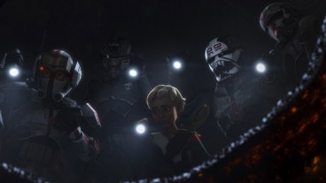 Tech, Echo, Omega, Wrecker and Hunter in a scene from "STAR WARS: THE BAD BATCH