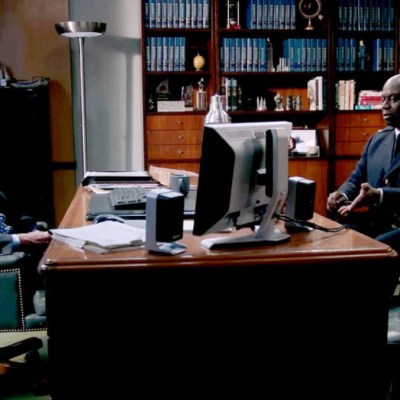 John C. McGinley and Andre Braugher in Brooklyn Nine-Nine Season 8 Episode 3