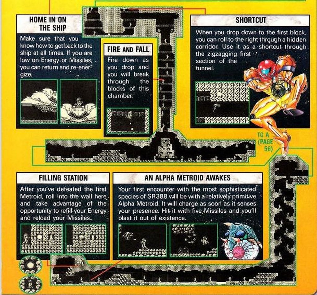 Samus Aran Metroid guide Nintendo Power
