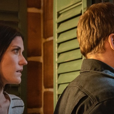 Deb (Jennifer Carpenter) and Dexter (Michael C. Hall) in Dexter: New Blood