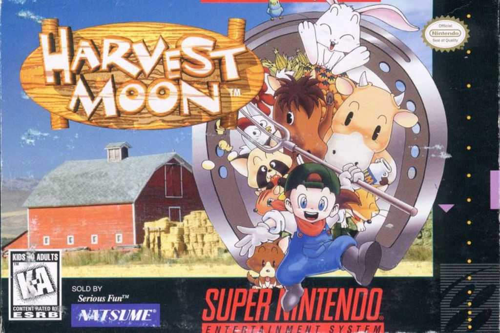 Harvest Moon SNES Box
