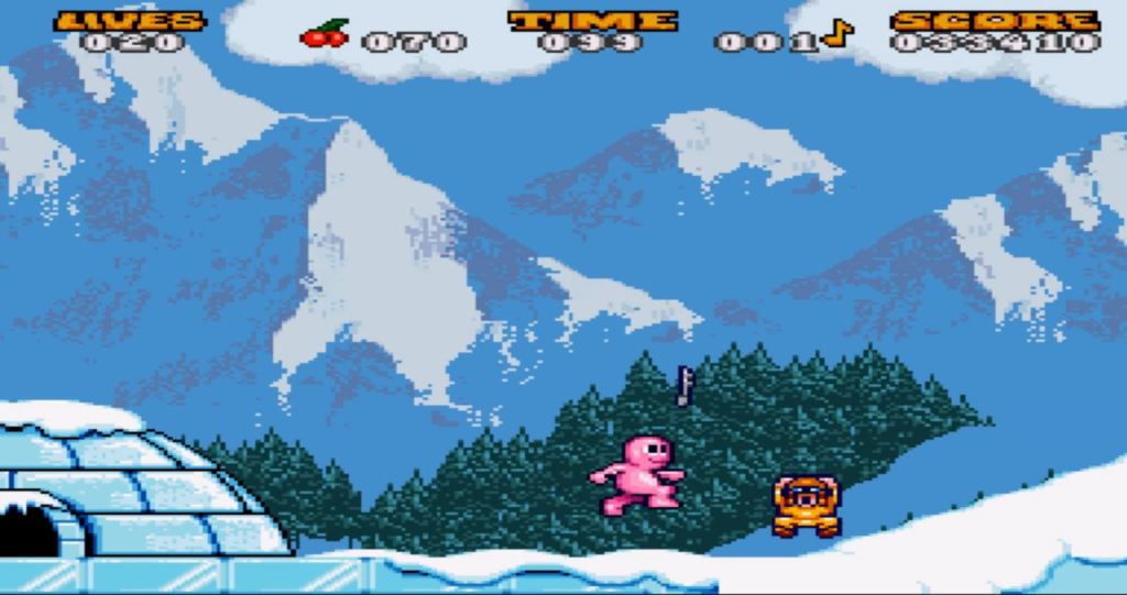 Jelly Boy SNES platformer