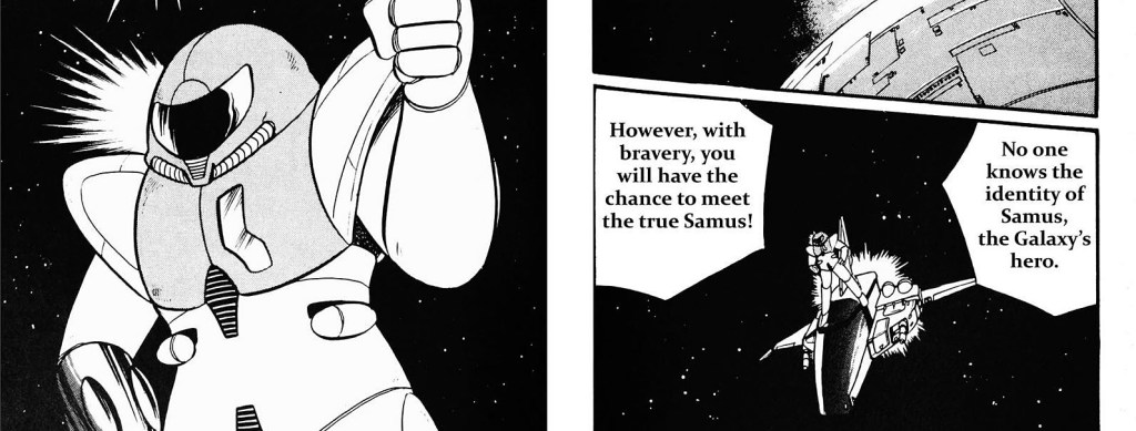 Metroid NES manga ending
