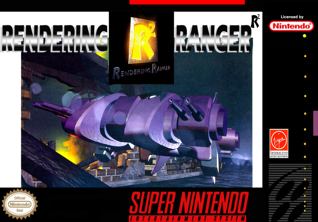 Rendering Ranger R2 SNES Box