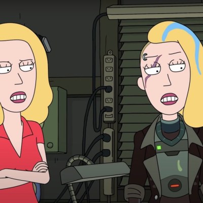 Beth (Sarah Chalke) on Rick and Morty