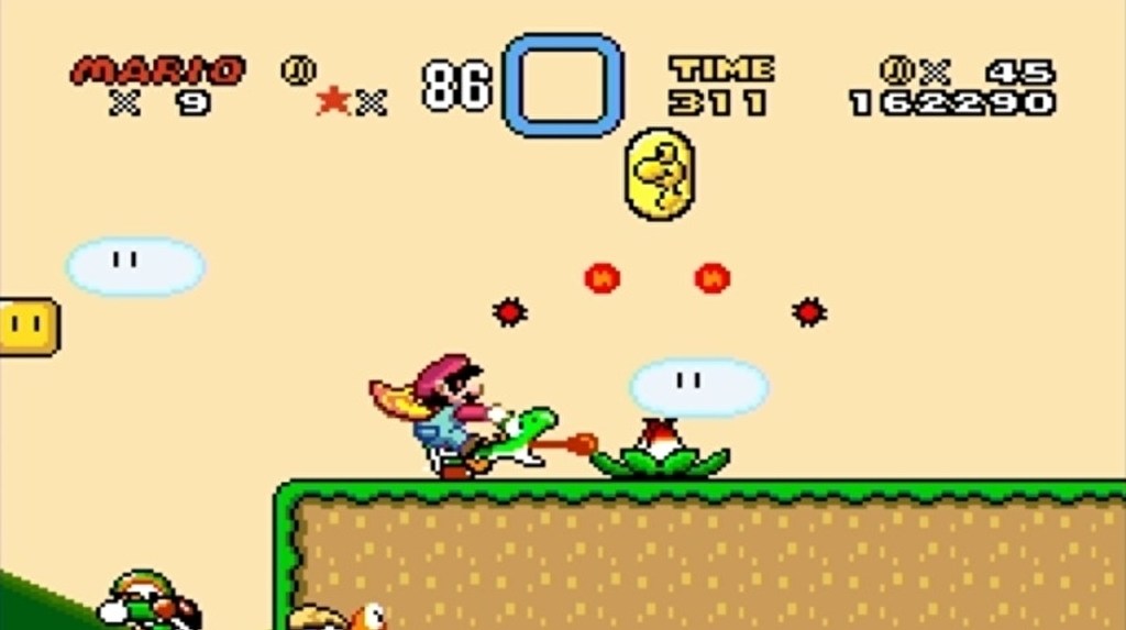 Super Mario World SNES platformer