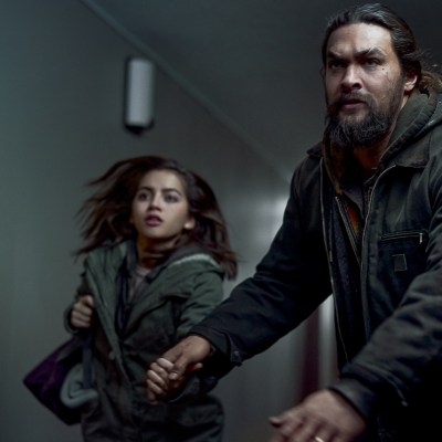Isabela Merced and Jason Momoa in Sweet Girl