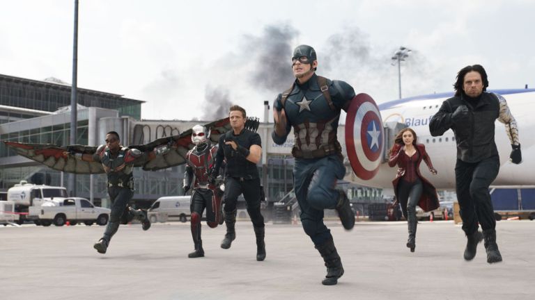 Team Cap in Captain America: Civil War