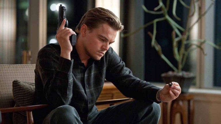 Leonardo DiCaprio as Cobb in Inception