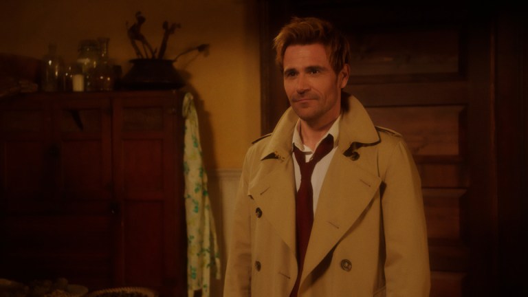 Matt Ryan as John Constantine in Legends of Tomorrow Season 6 Episode 14 "There Will Be Brood"