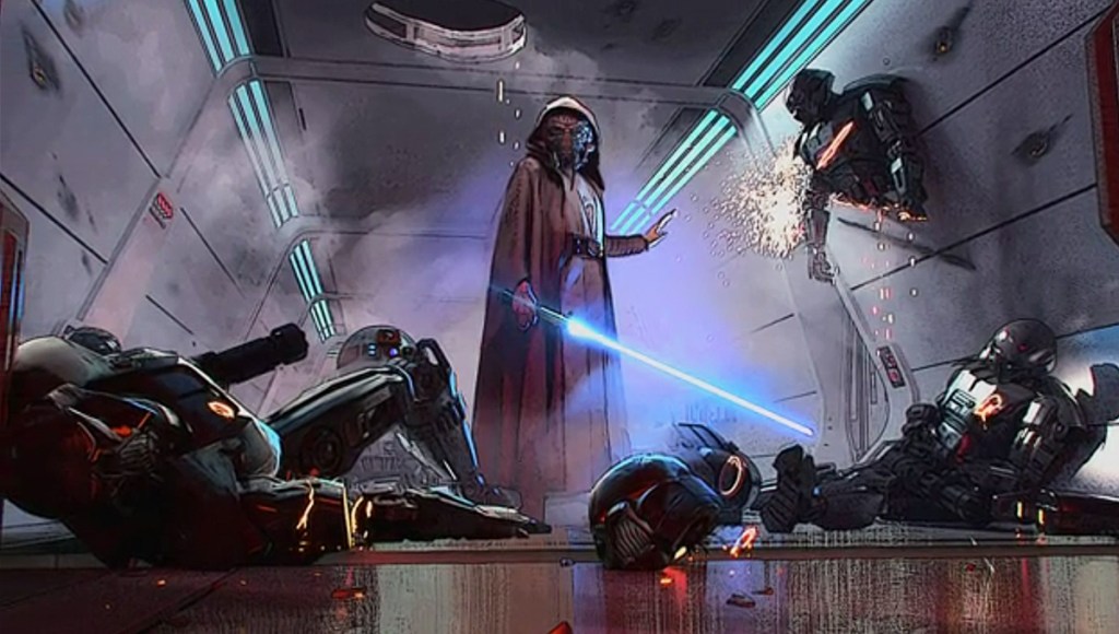 Disney Gallery: The Mandalorian; Plo Koon concept artwork.